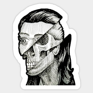 Hiding the truth only makes you deader. Sticker